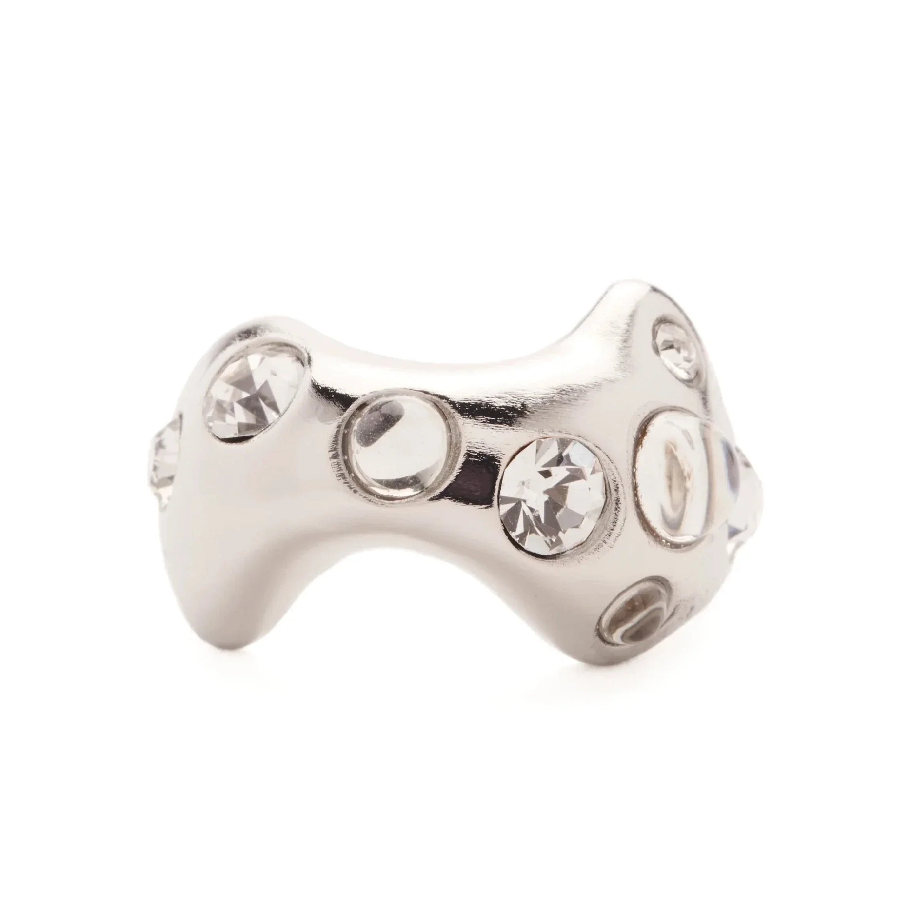 Bat Ring | Silver/Clear