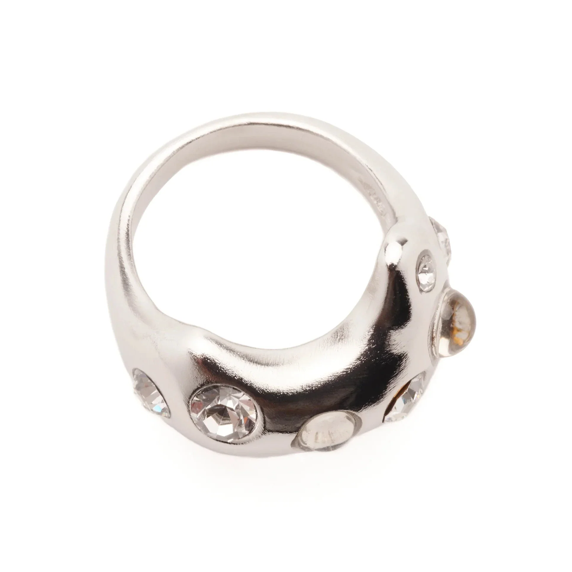 Bat Ring | Silver/Clear - Image 3