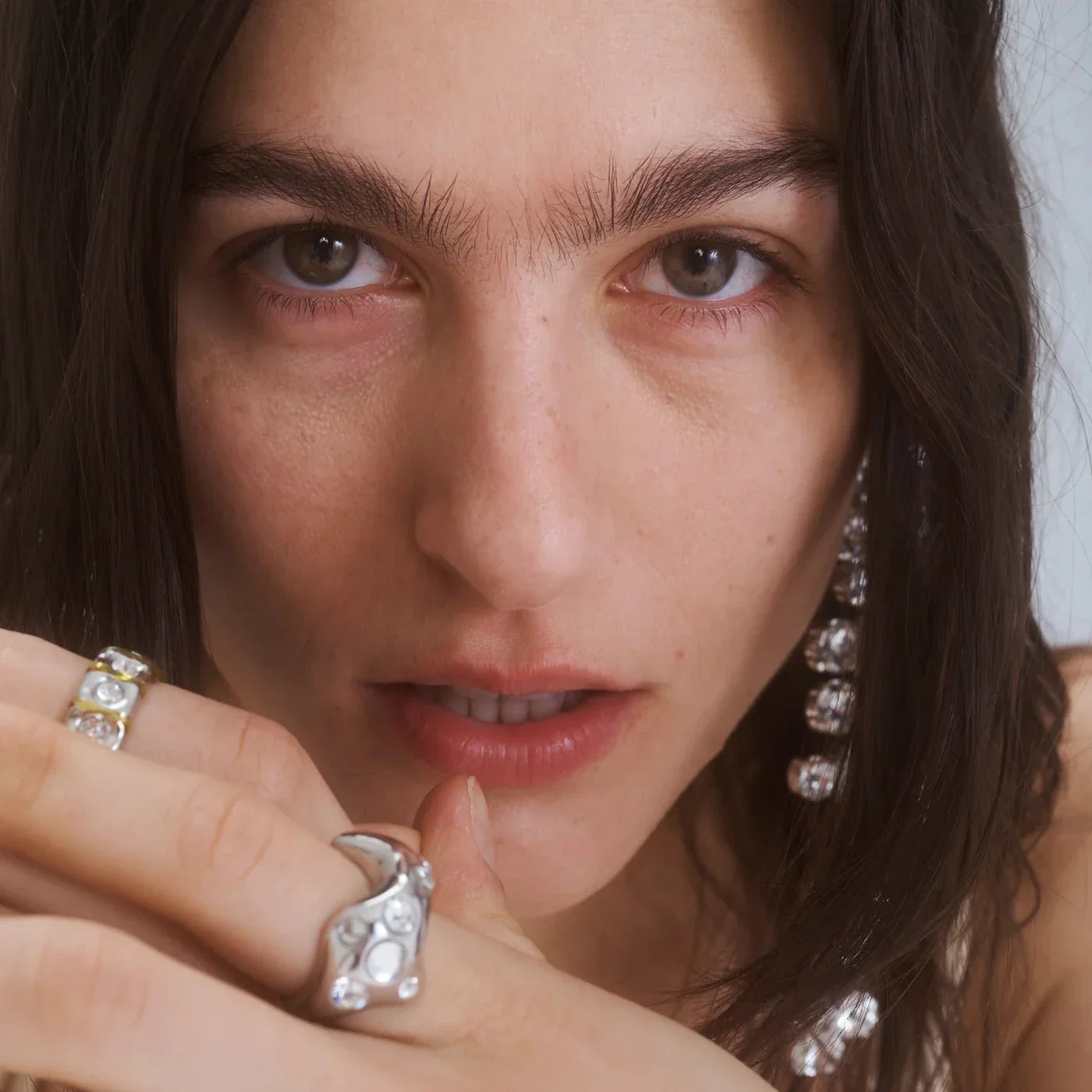 Bat Ring | Silver/Clear - Image 4