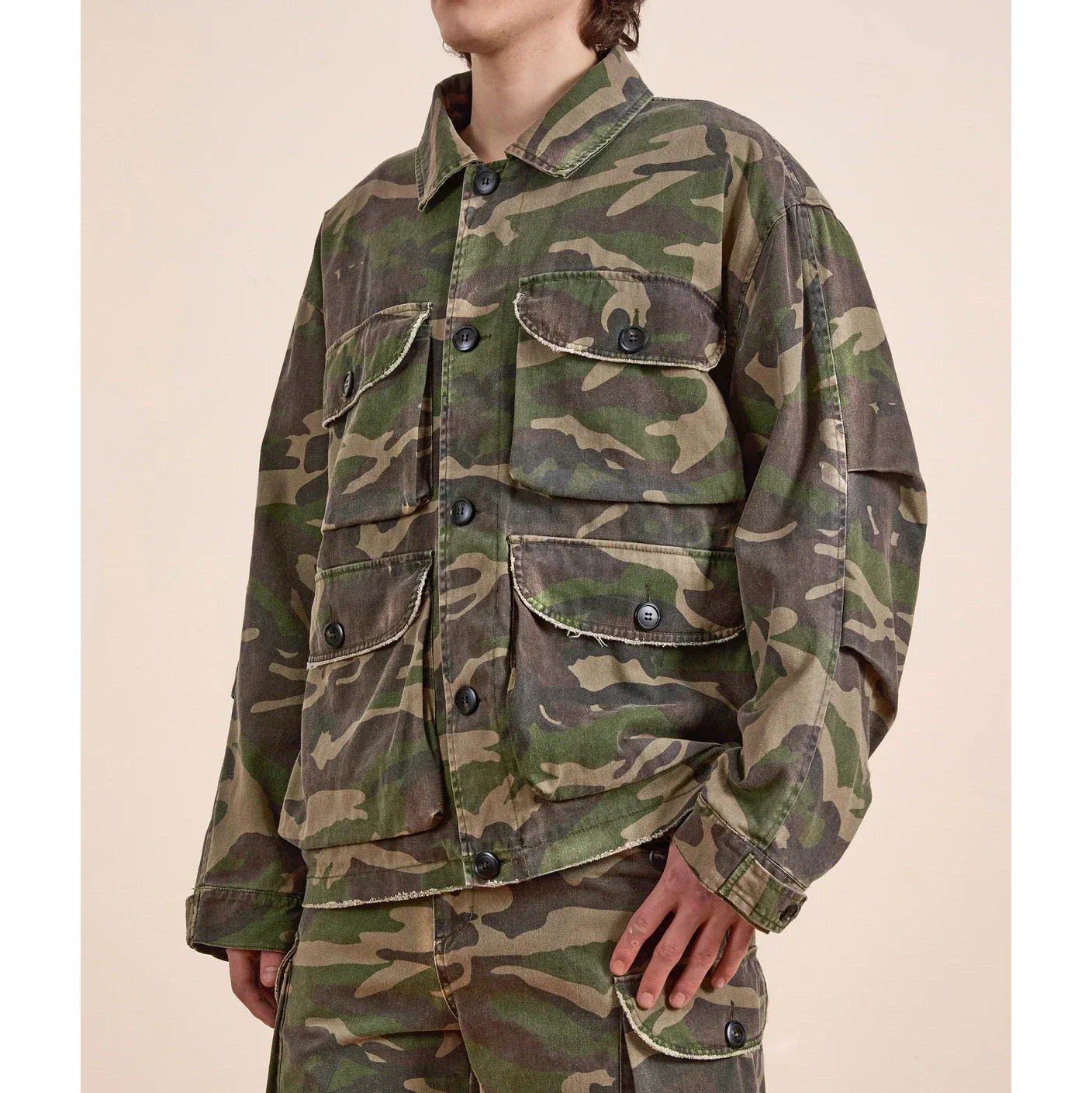 Utility Cargo Jacket | Woodland - Image 5