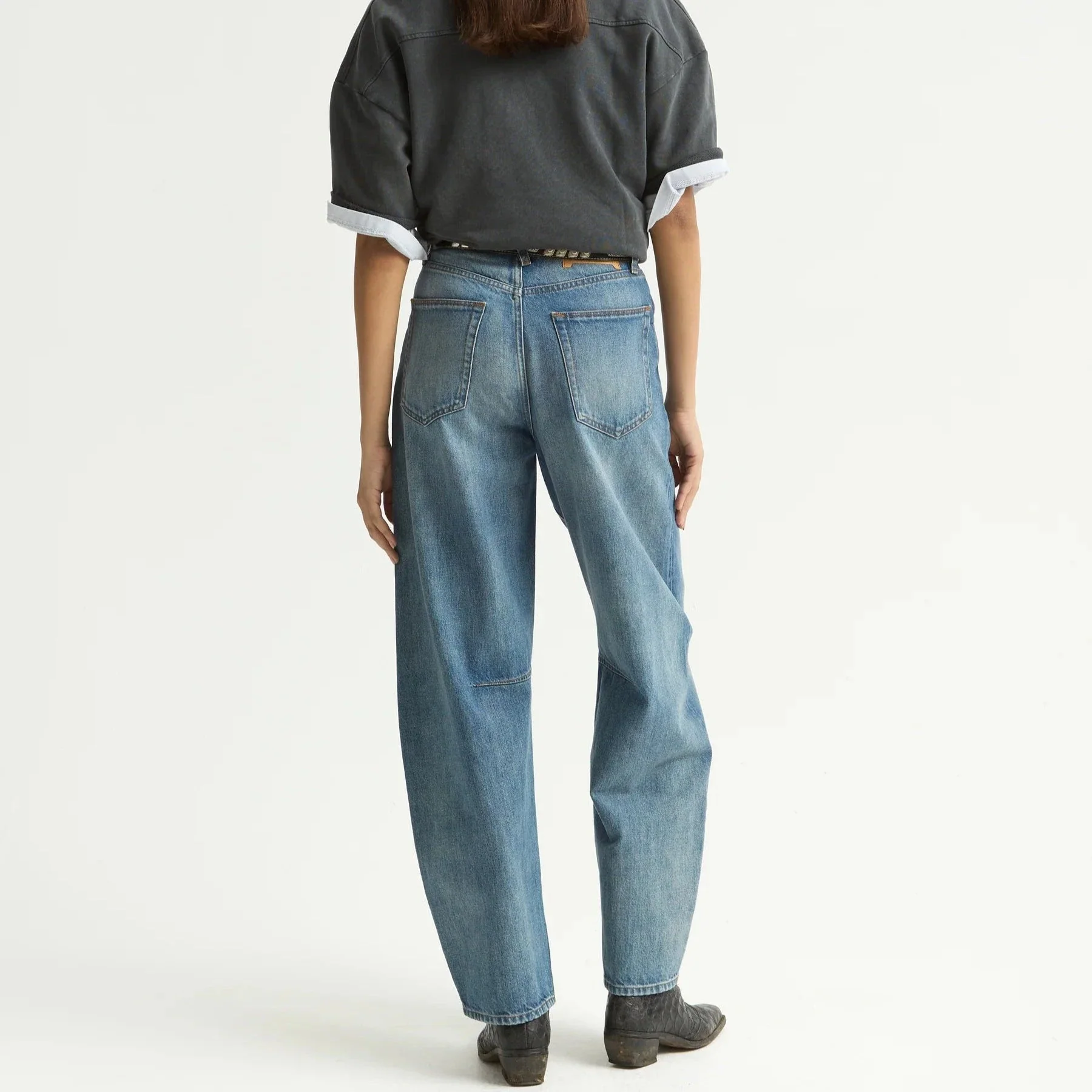 Lido Ankle Jeans | Smoke Blue - Image 3