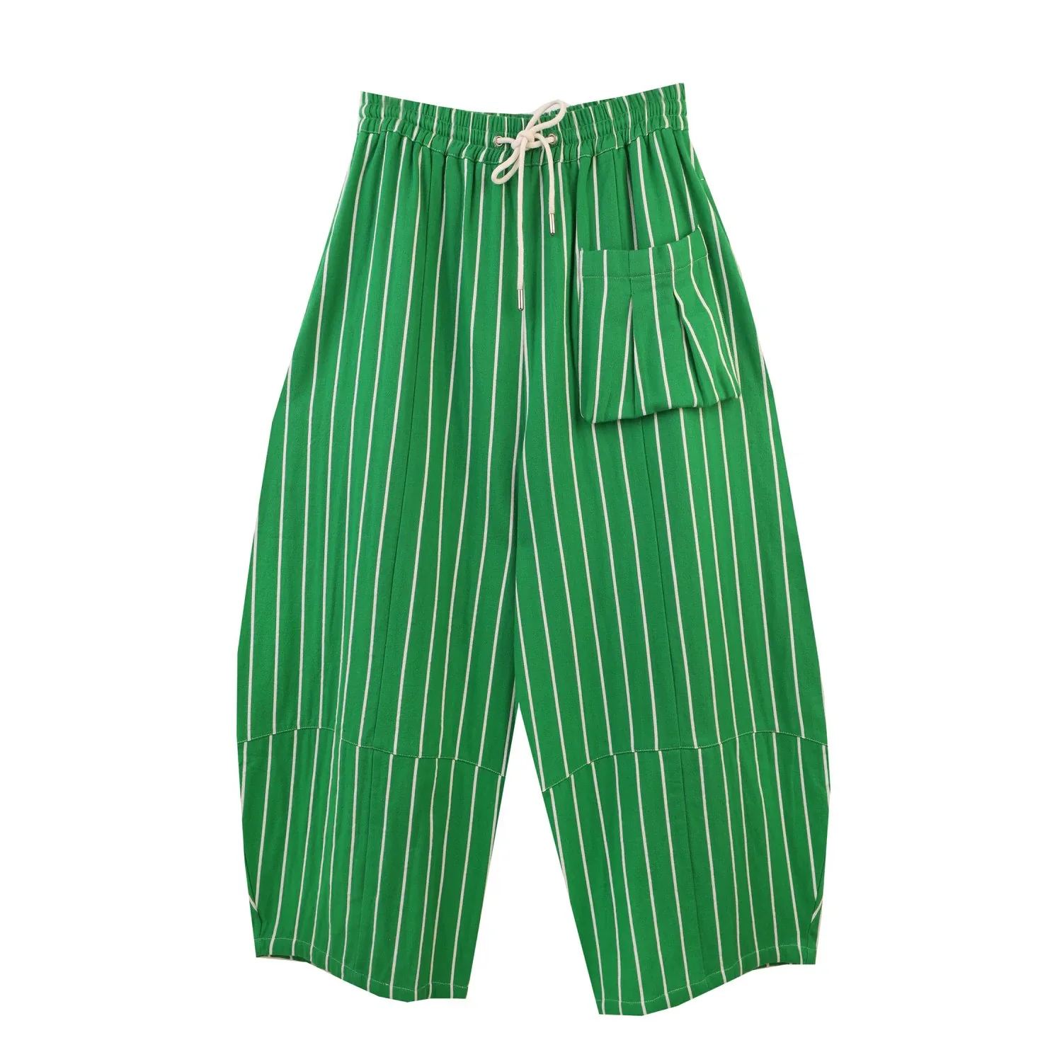 Elio Trouser | Grass Stripe