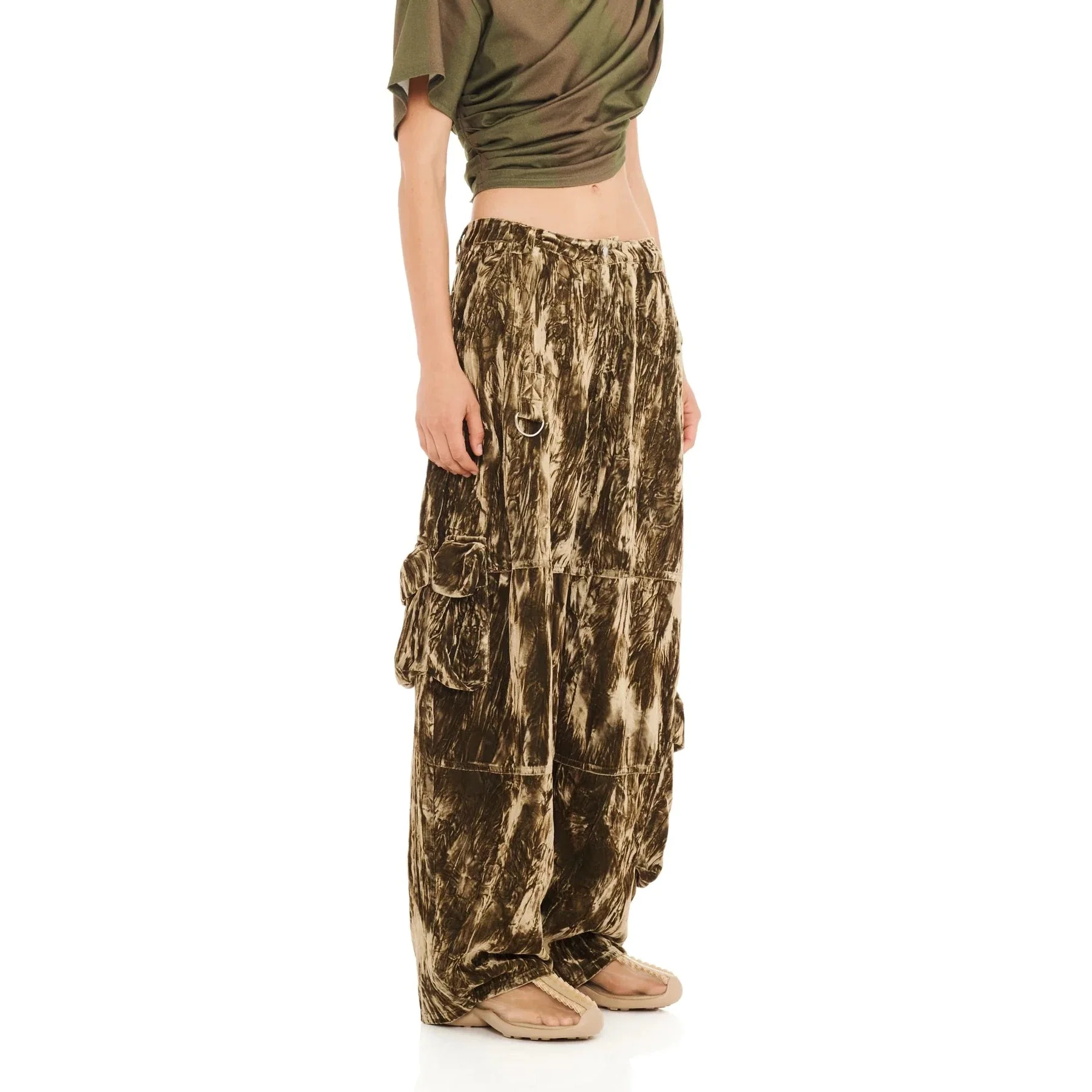 Lawn Cargo Pant | Moss Velvet - Image 2