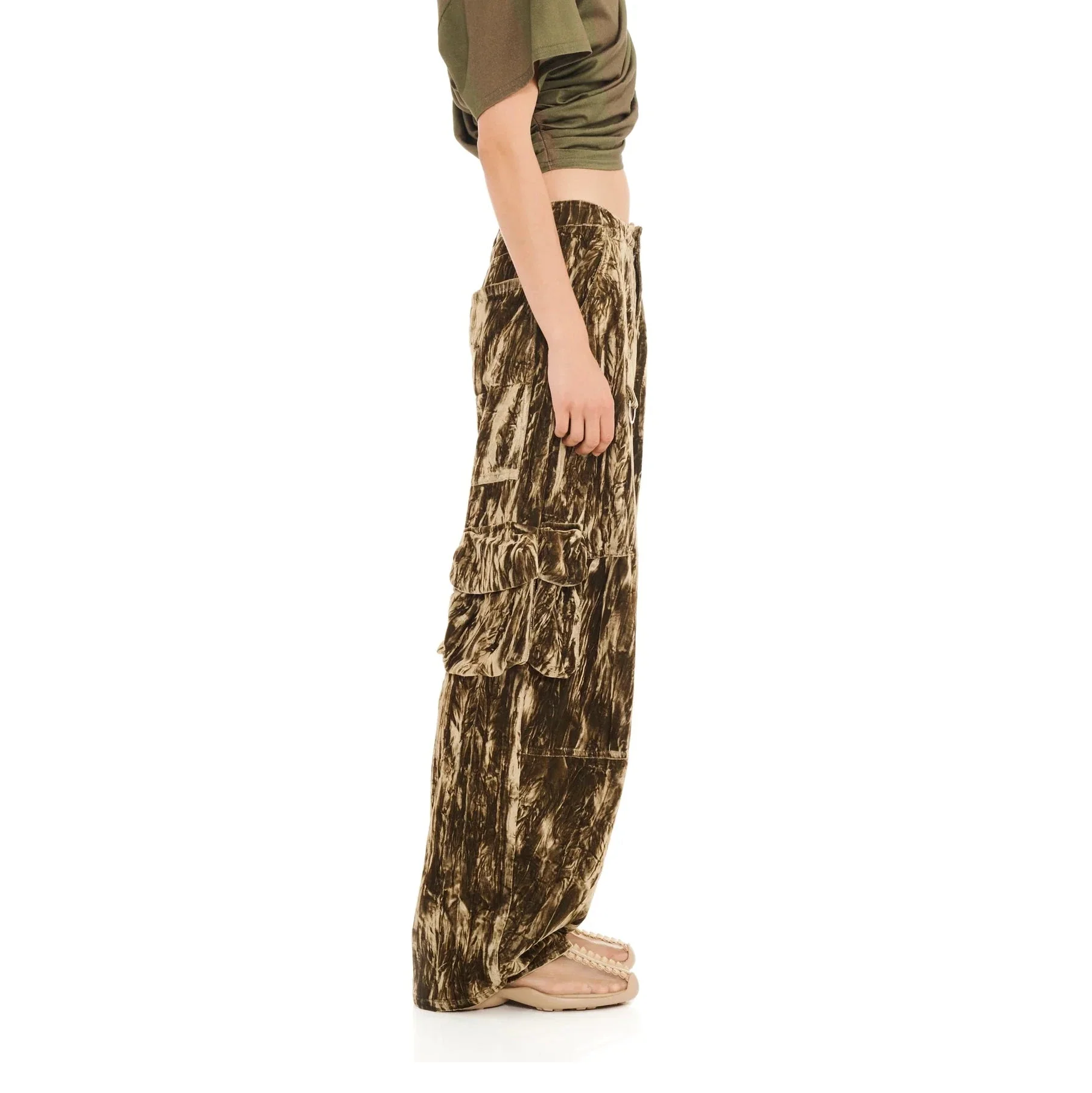 Lawn Cargo Pant | Moss Velvet - Image 5