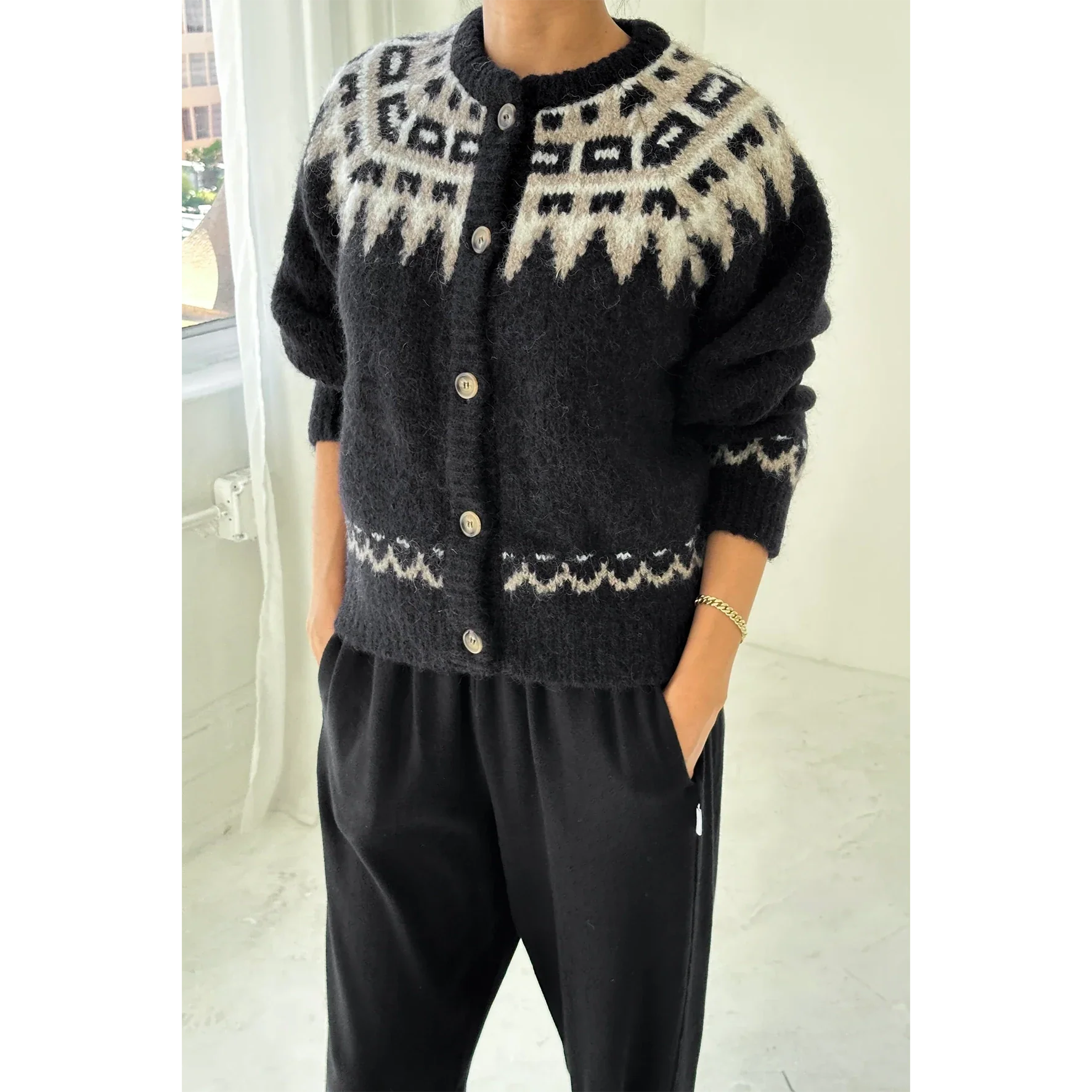 Alpaca Cabin Cardigan - Image 3