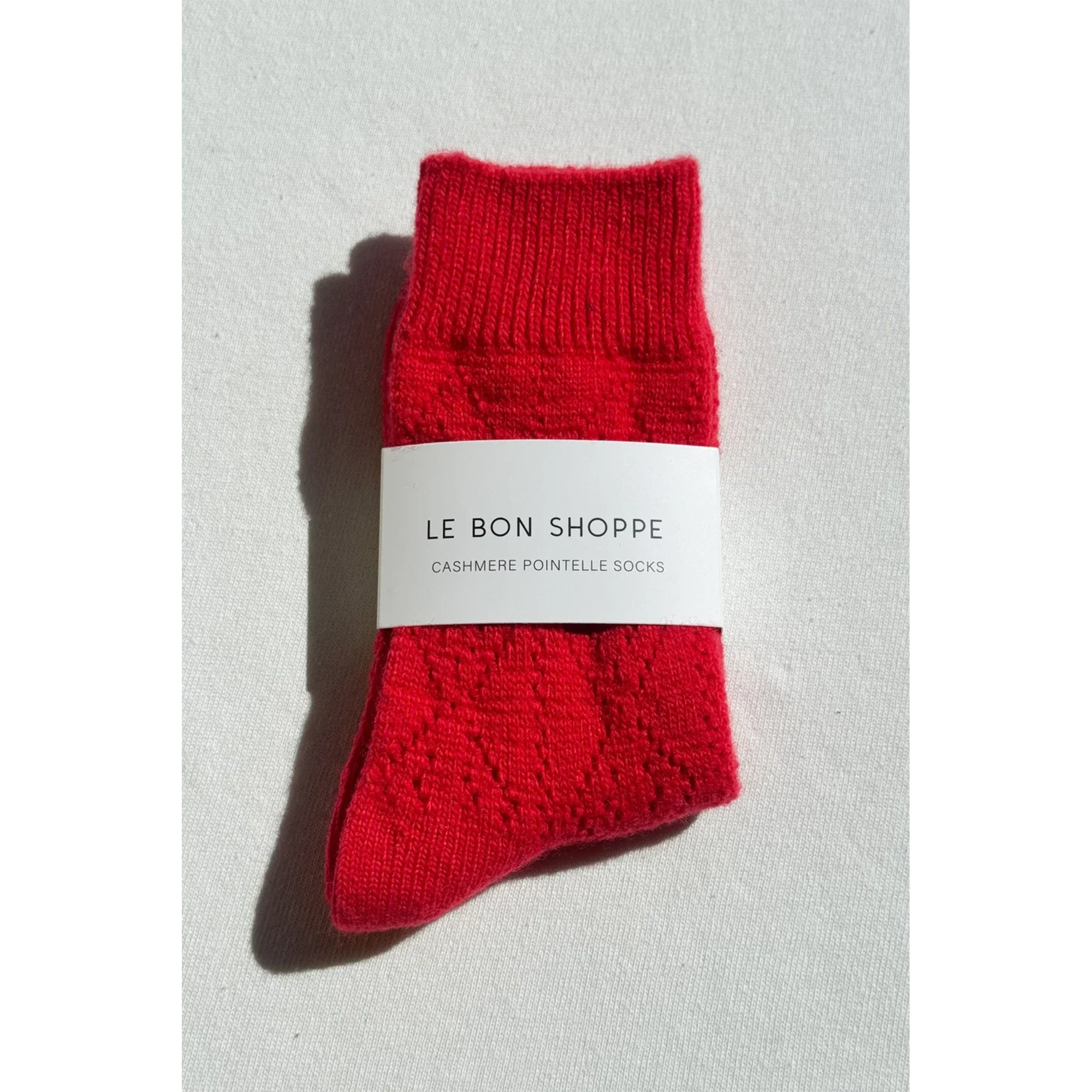 Cashmere Pointelle Socks - Image 3