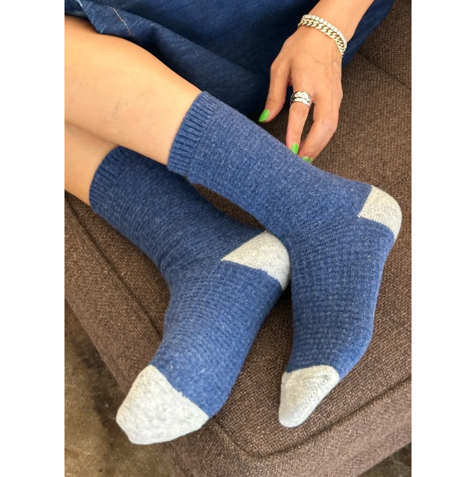 Wool Waffled Socks - Image 3