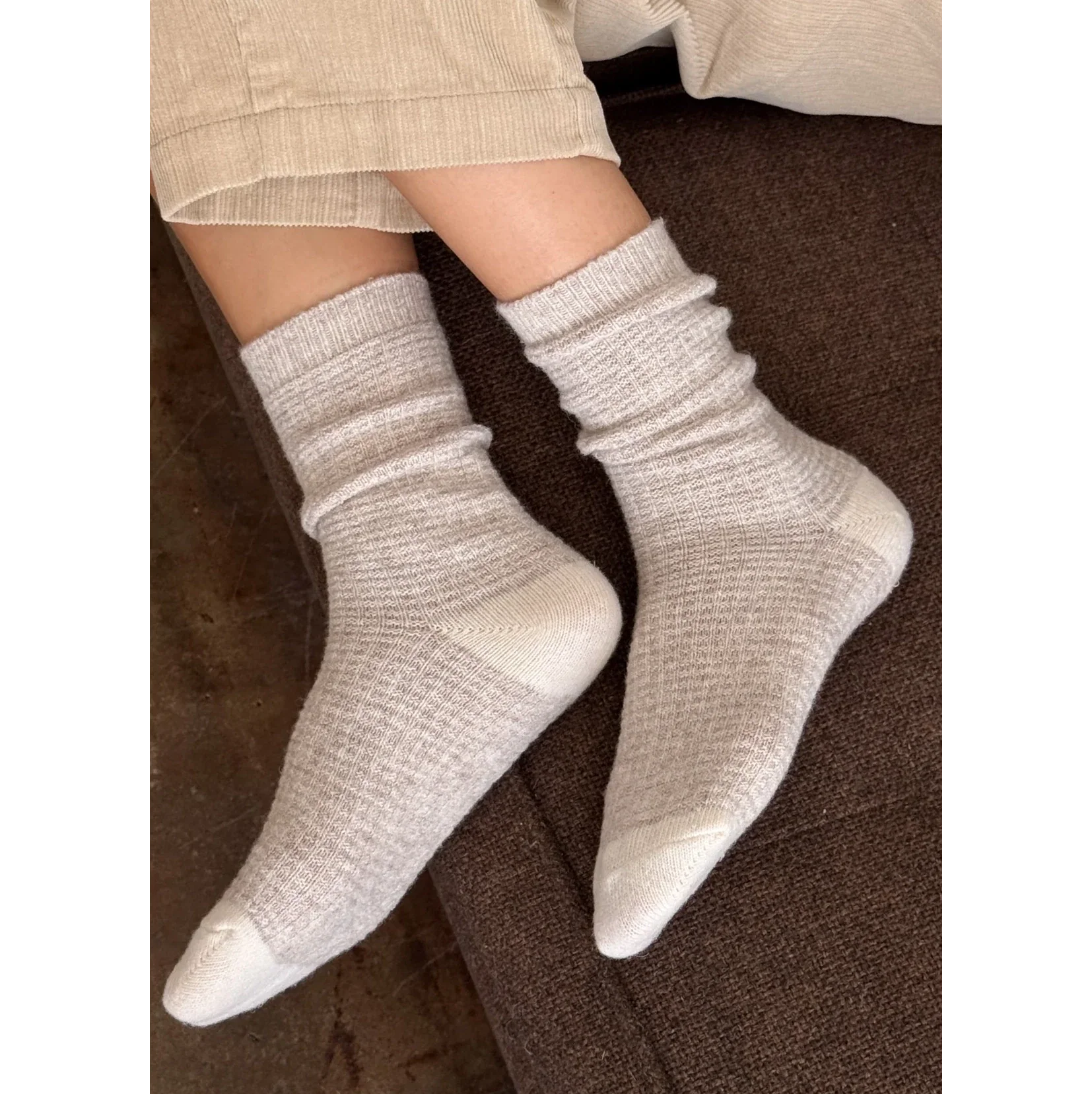 Wool Waffled Socks - Image 7