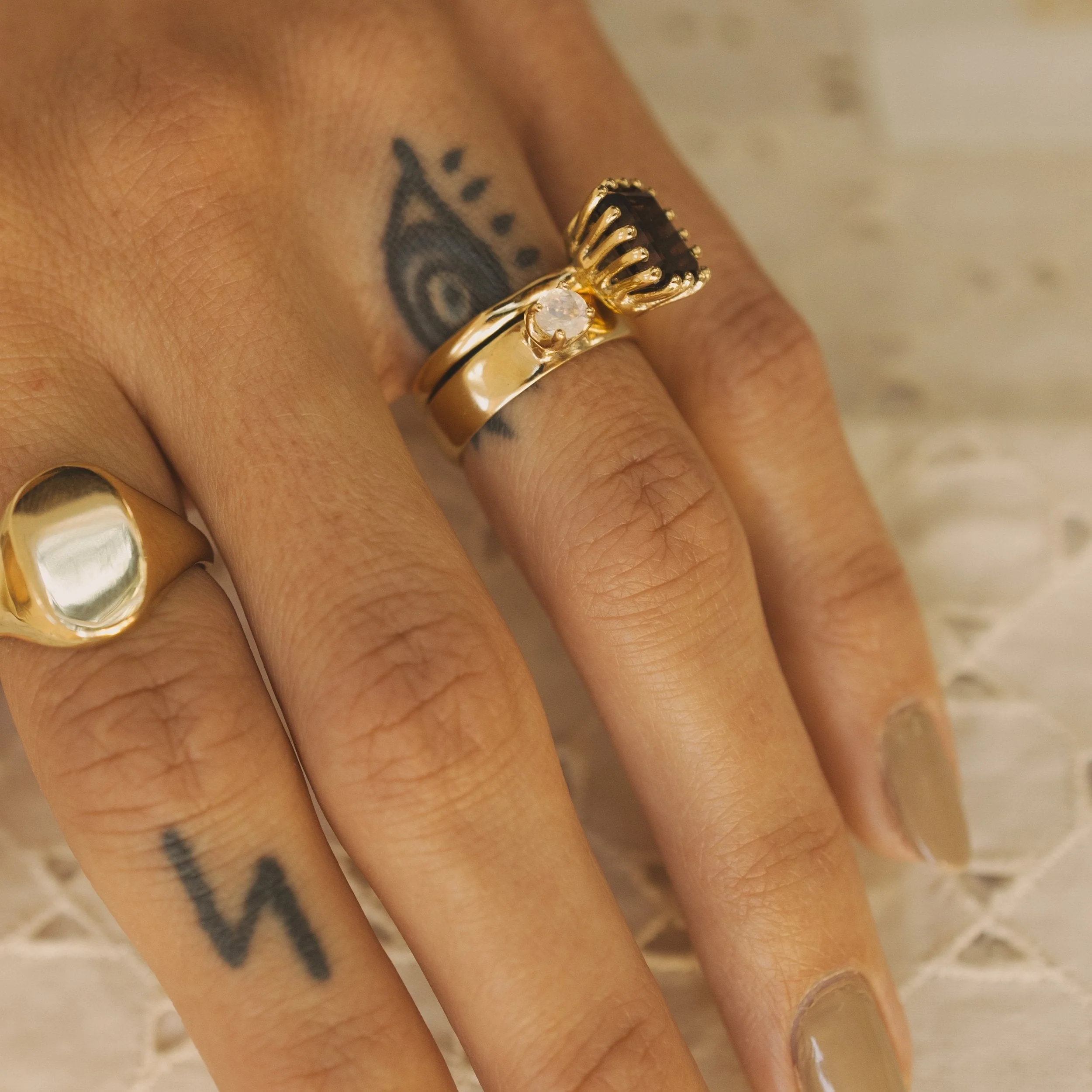 Ramona Ring Smokey Topaz - Image 6