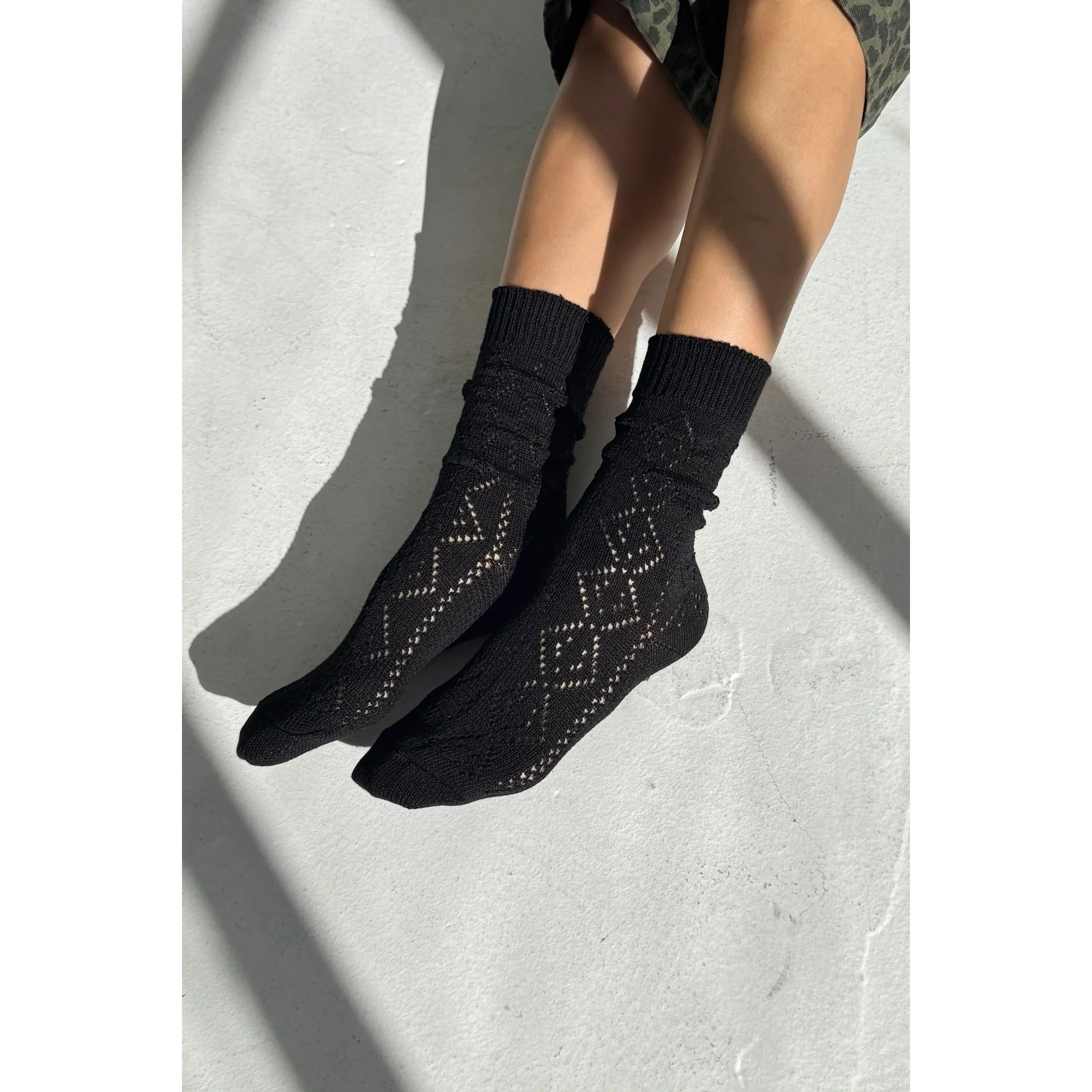 Modal Eyelet Socks - Image 2