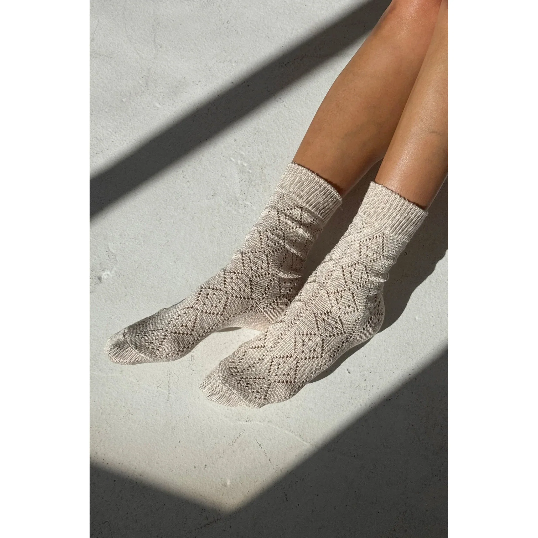 Modal Eyelet Socks - Image 4