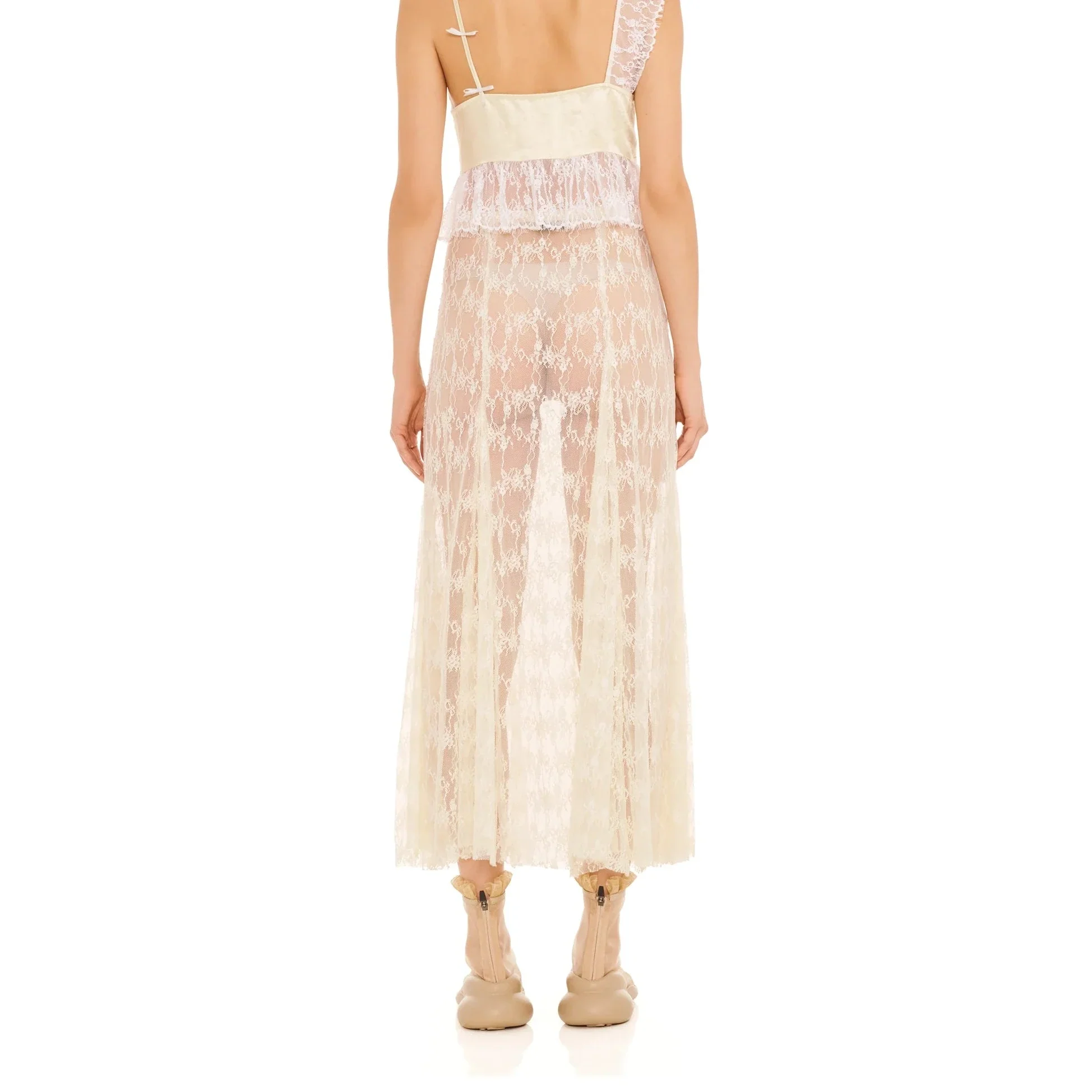 Pamela Lace Skirt | Butter Yellow - Image 4