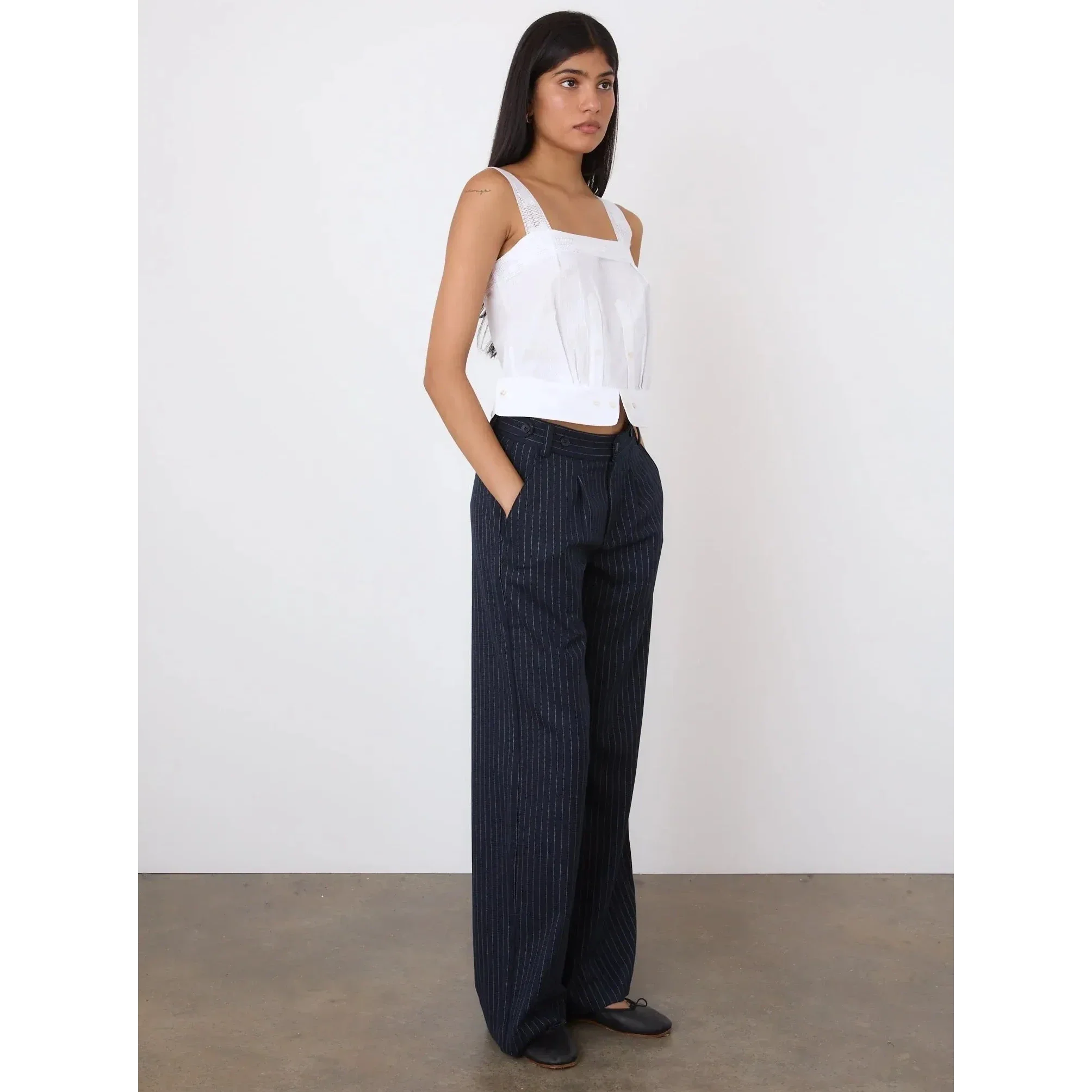 Lennox Trousers | Pinstripe - Image 6