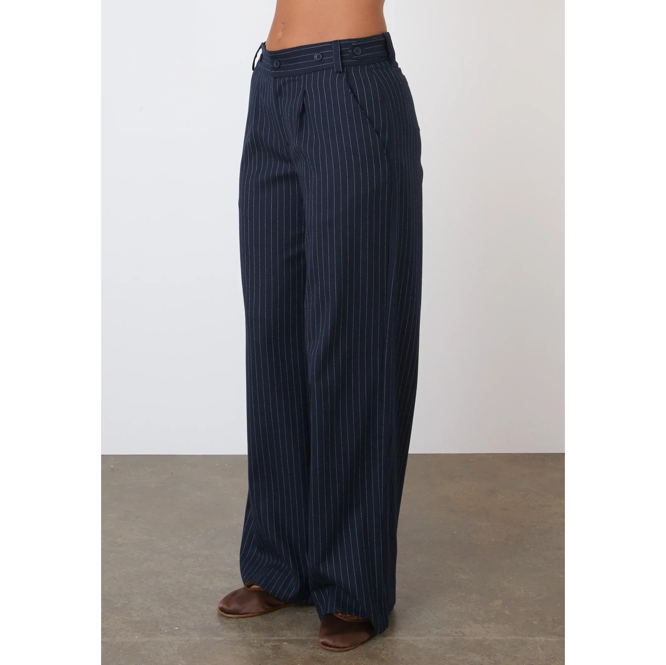 Lennox Trousers | Pinstripe - Image 7