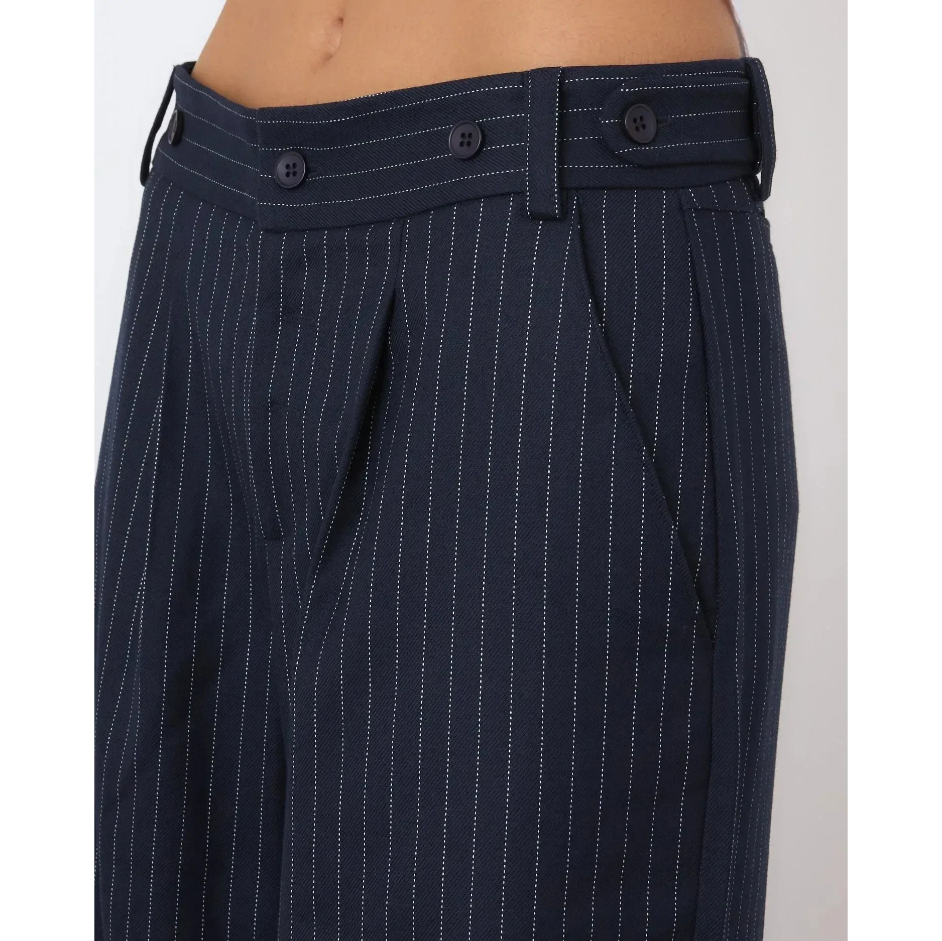Lennox Trousers | Pinstripe - Image 8