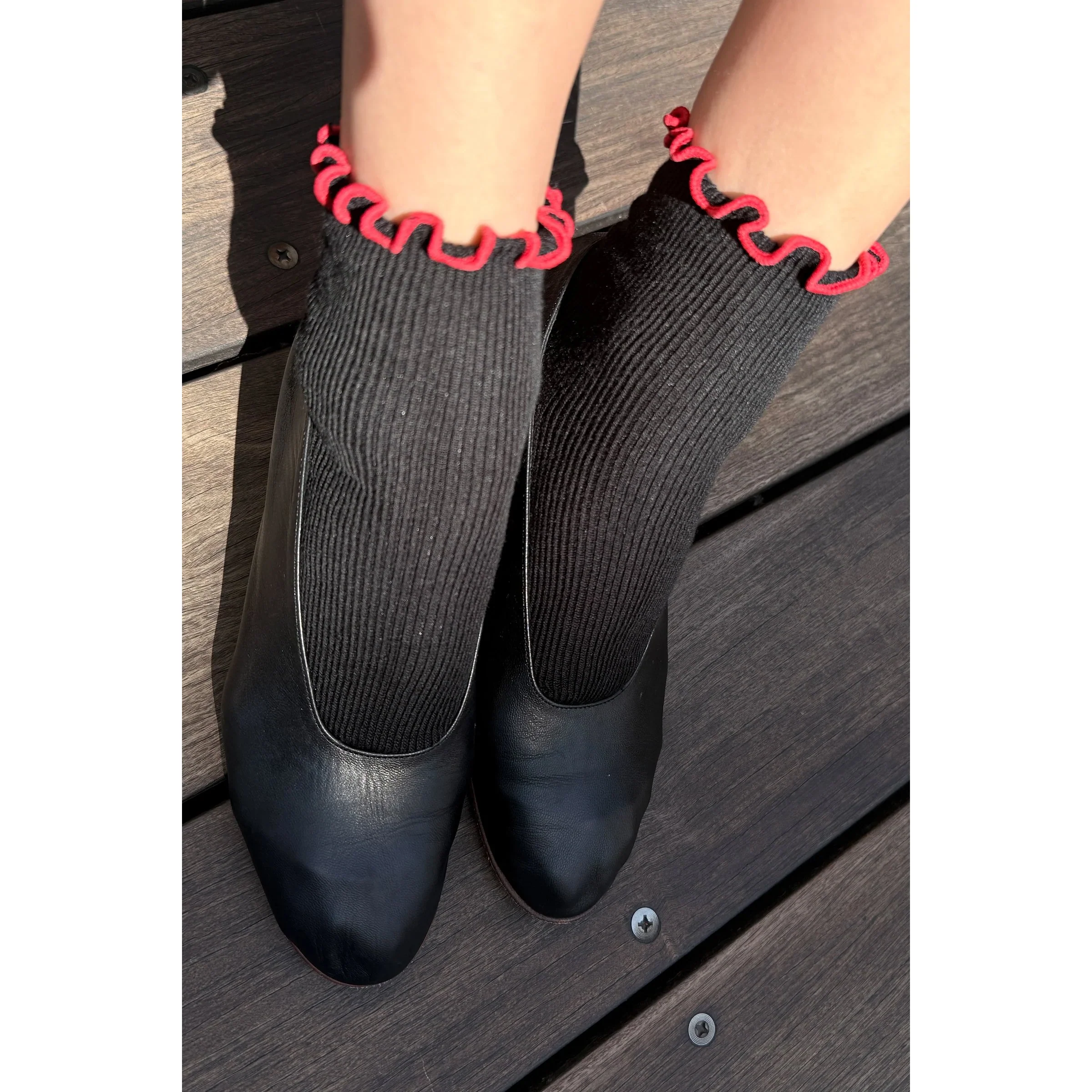 Petite Ruffled Modal Socks - Image 5