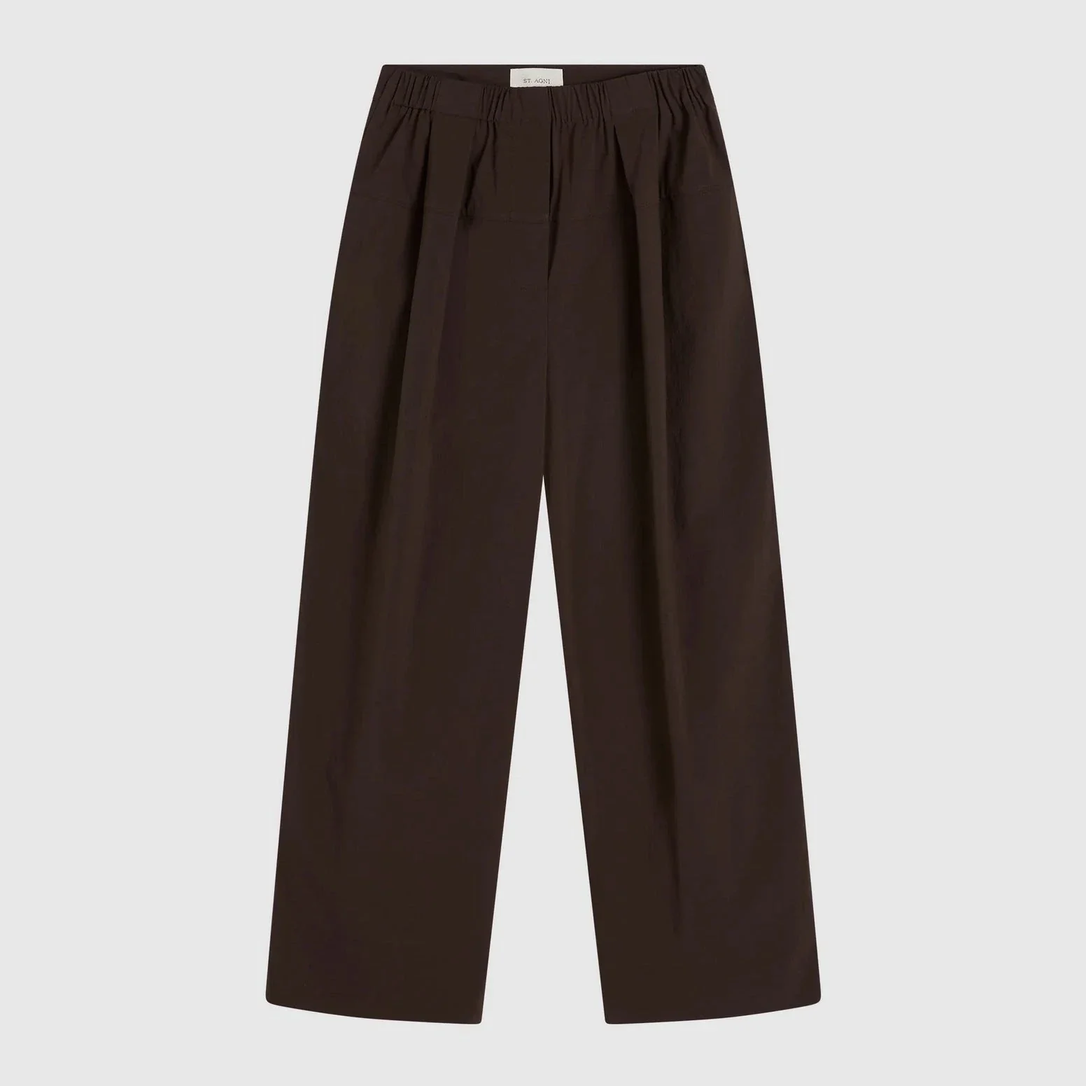 Relaxed Pleat Pants | Bark - Image 6