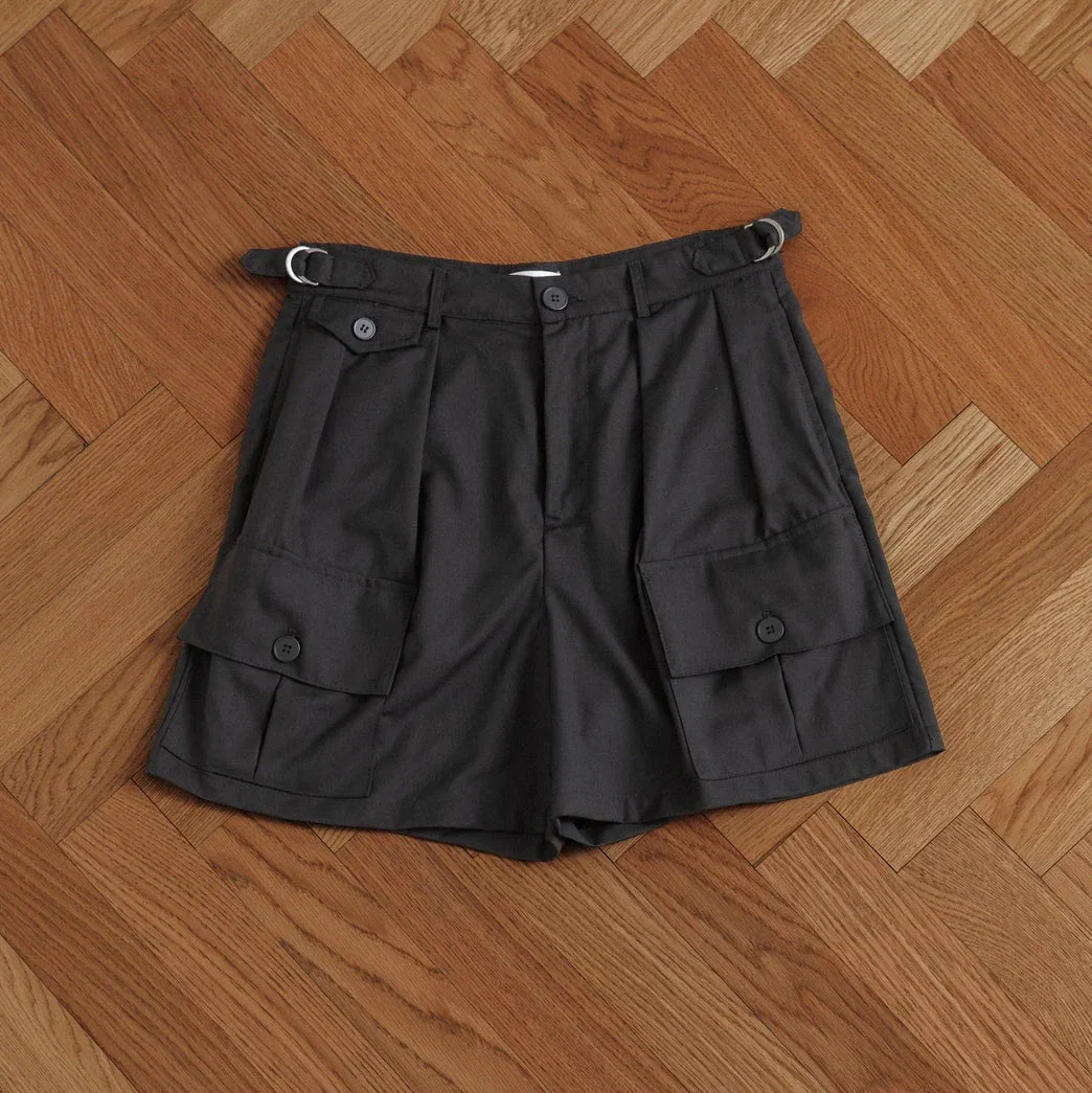 Pleated Pocket Shorts - Image 5