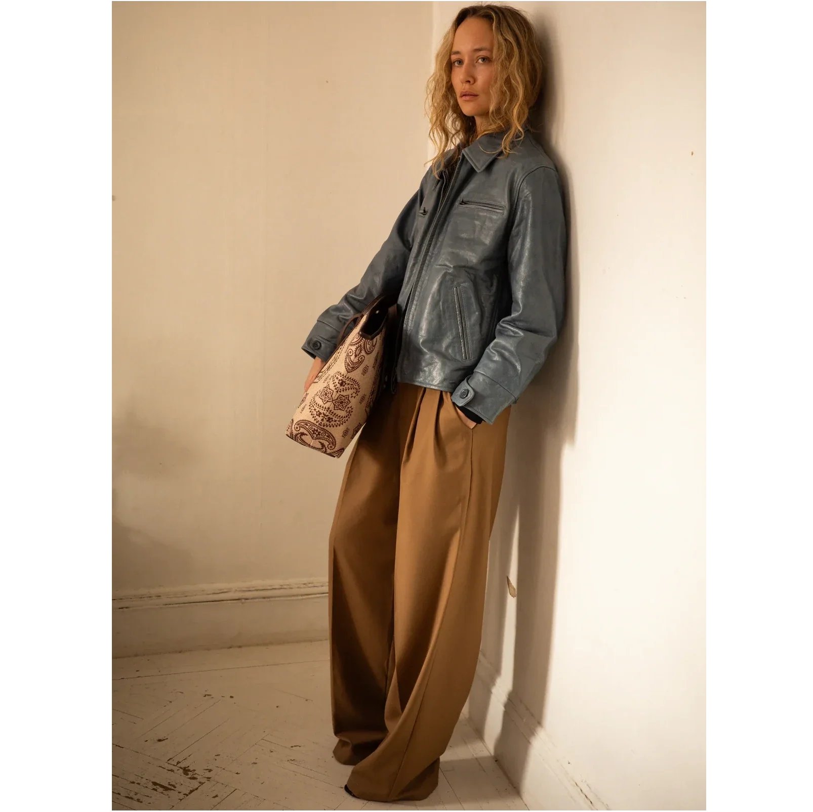 Pleated Trousers | Tan - Image 4