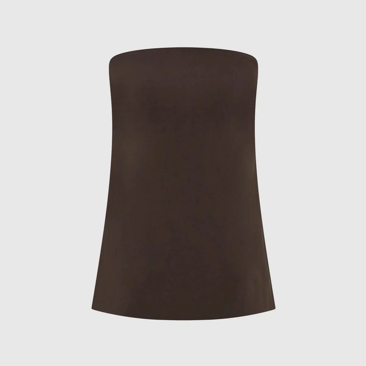 Strapless Rouleau Tie Top | Bark - Image 5