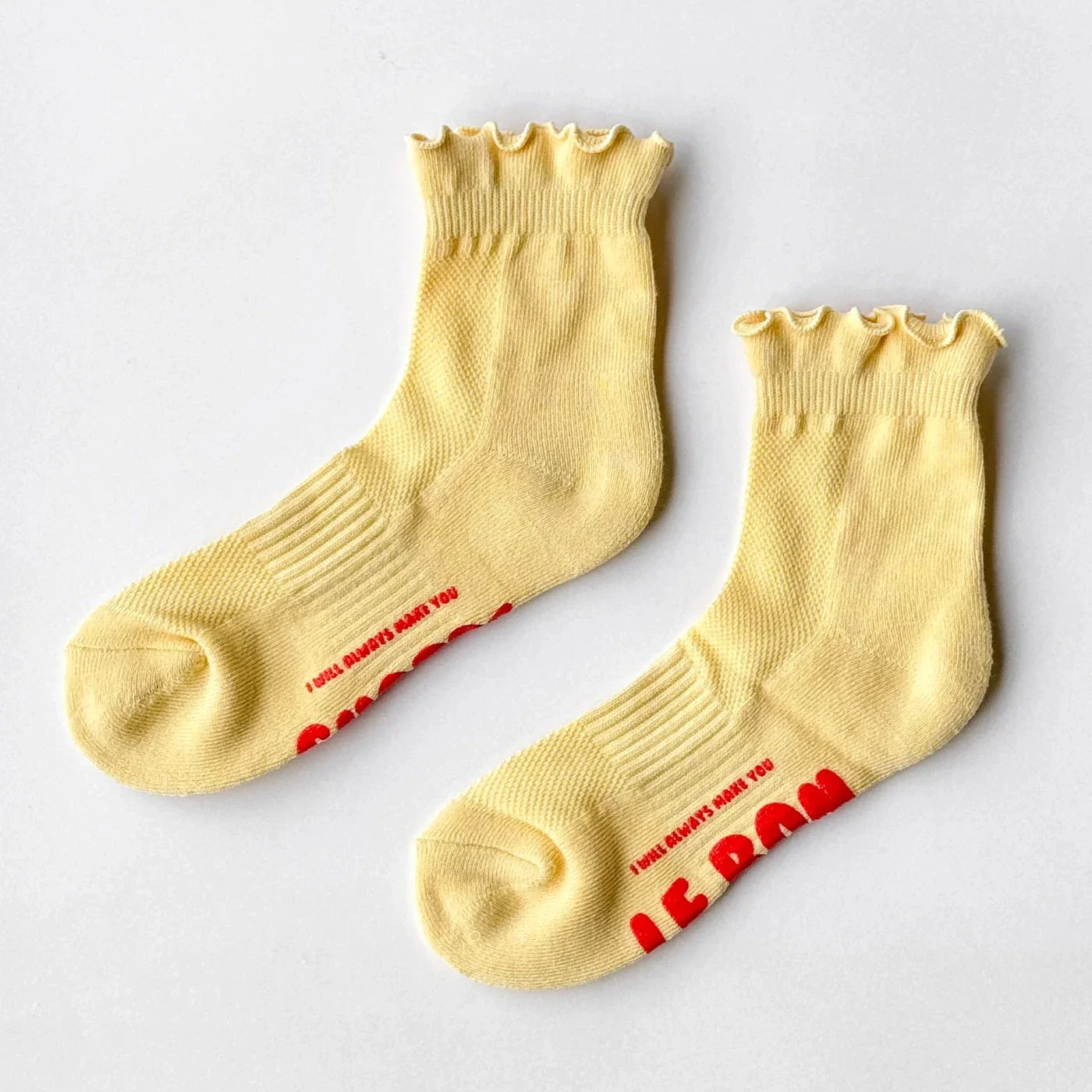Ruffled Hugger Crew Socks