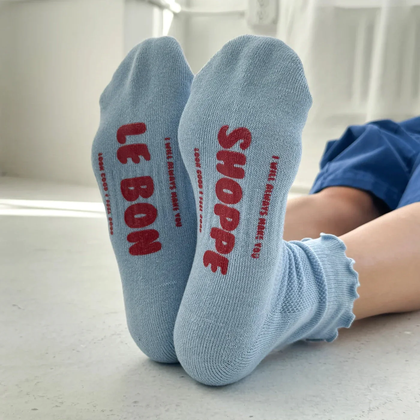 Ruffled Hugger Crew Socks - Image 4