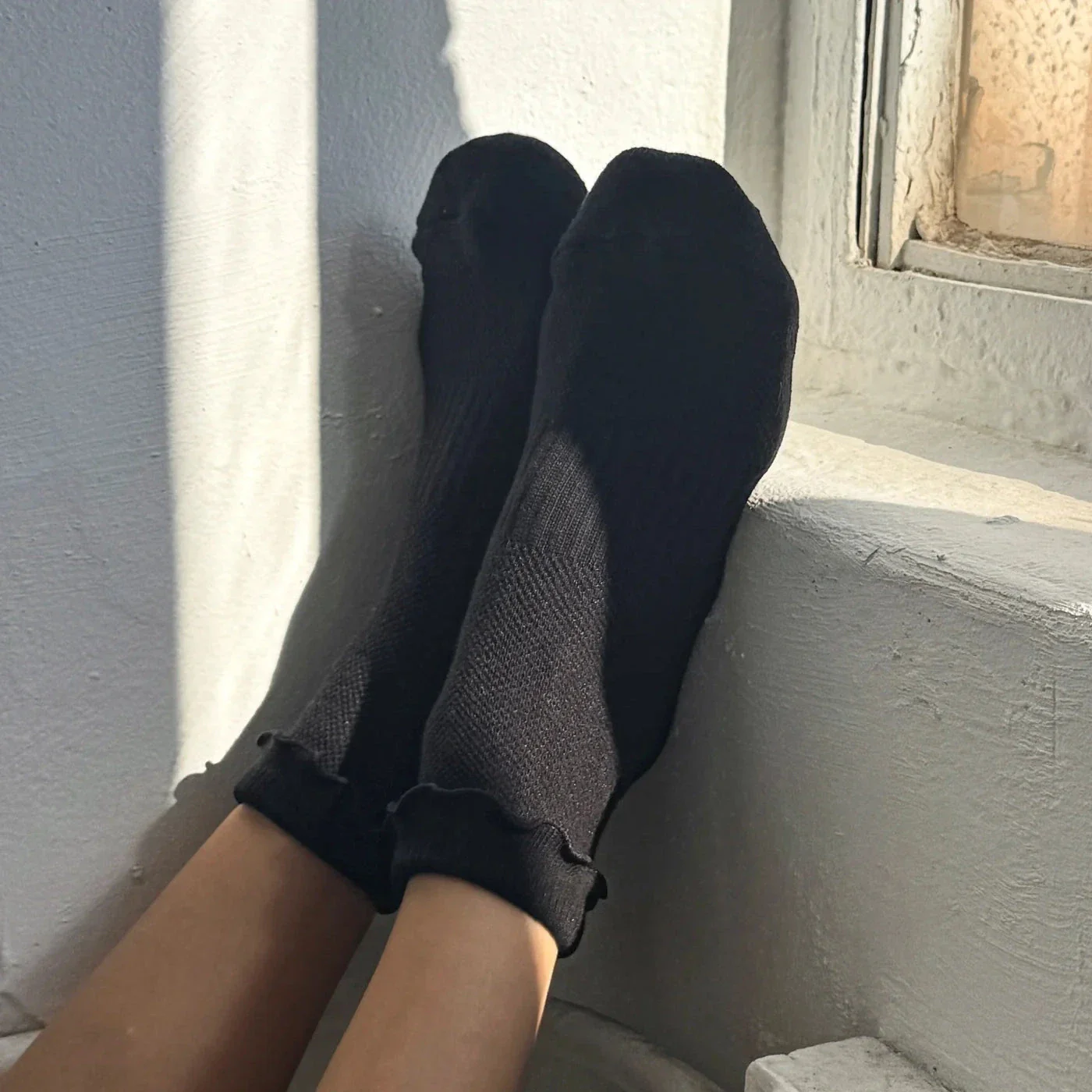 Ruffled Hugger Crew Socks - Image 6