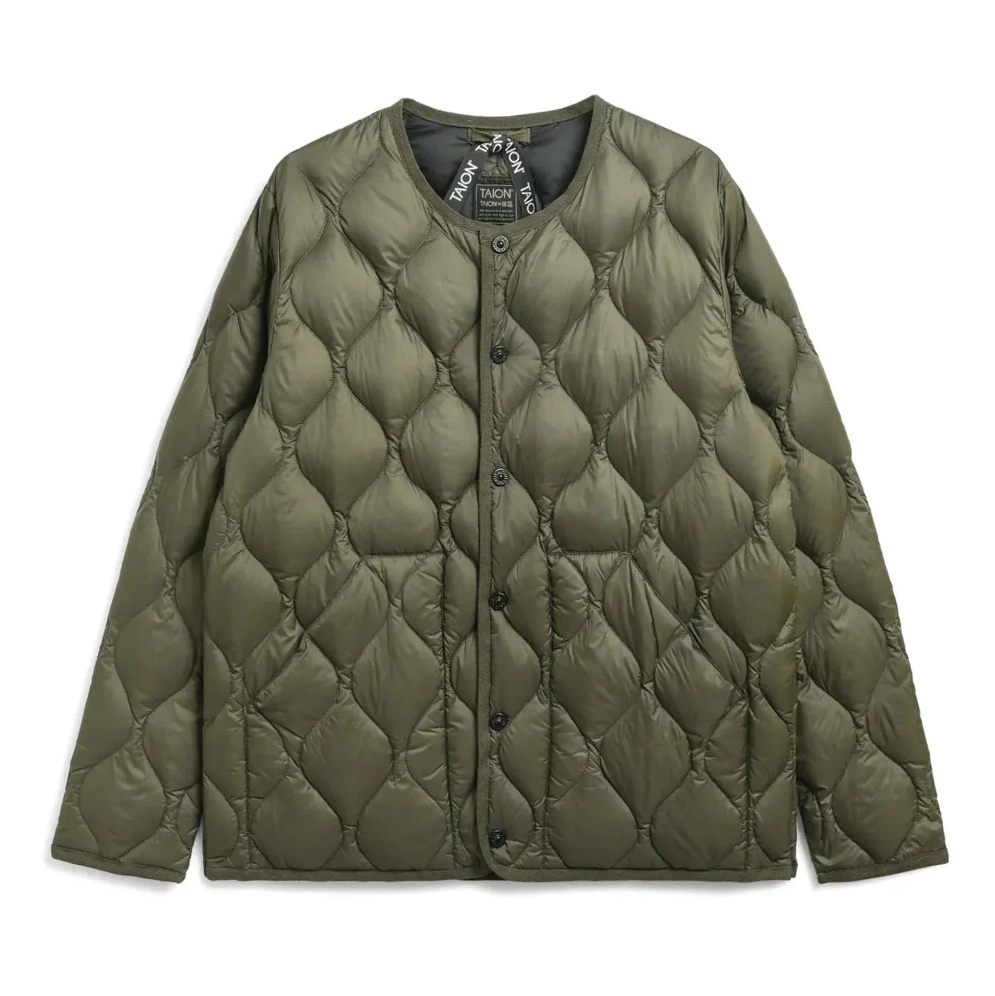 Crew Neck Down Jacket
